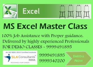 Get Best Advanced Excel Training Course in SLA Consultants
